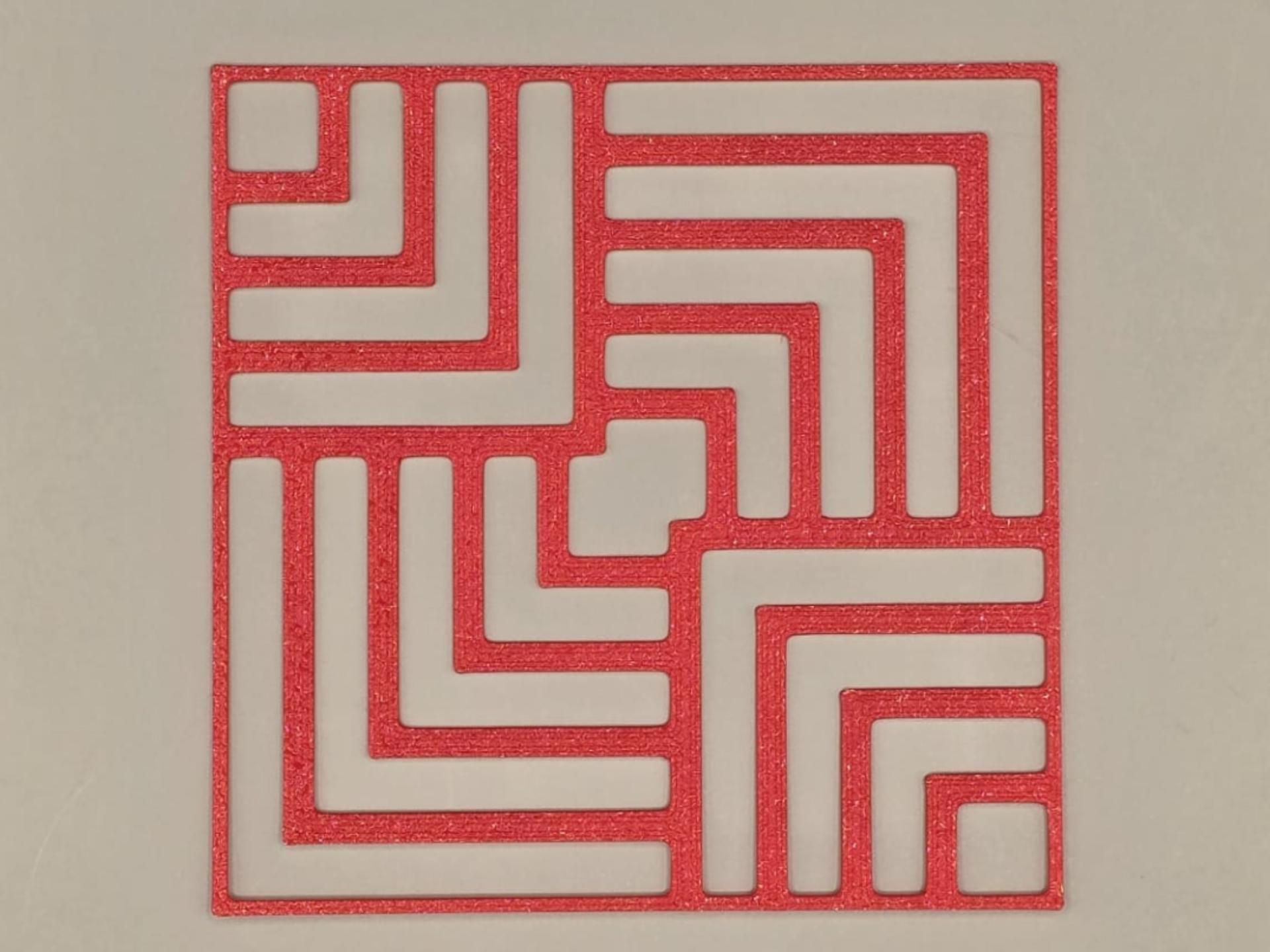 Modern Tile Stencil Craft Abstract