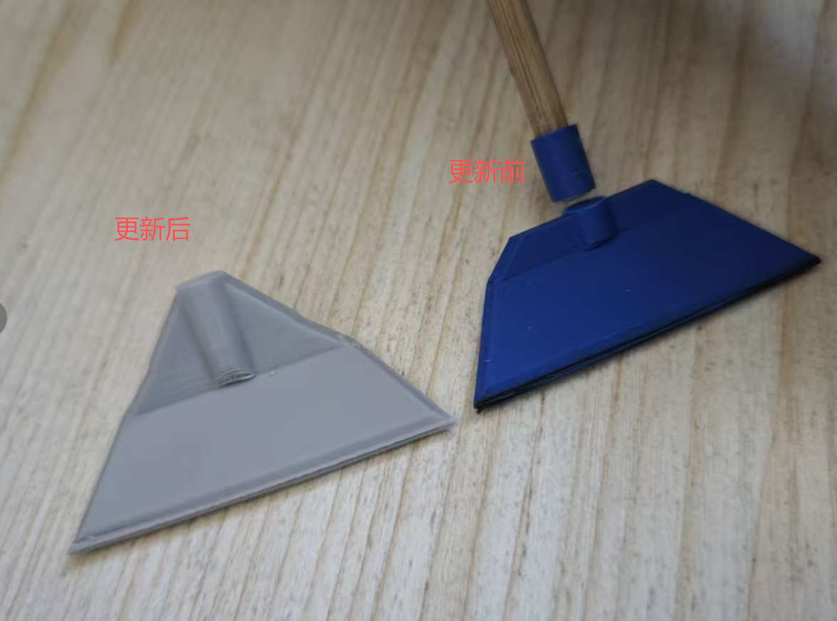 Miniatura 2 do modelo 3D 刮藻壁刀铲刀（30分钟一体打印，无需支撑）