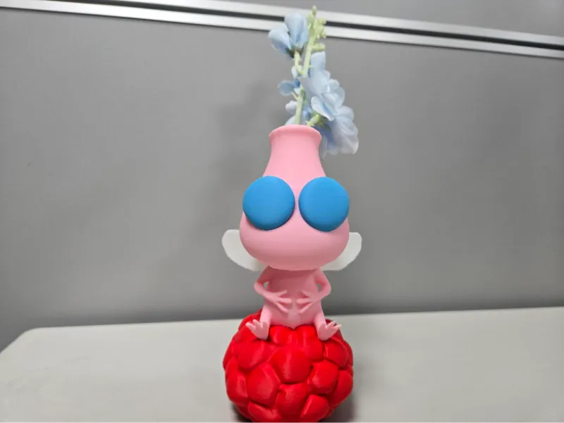 粉色皮克敏花瓶
