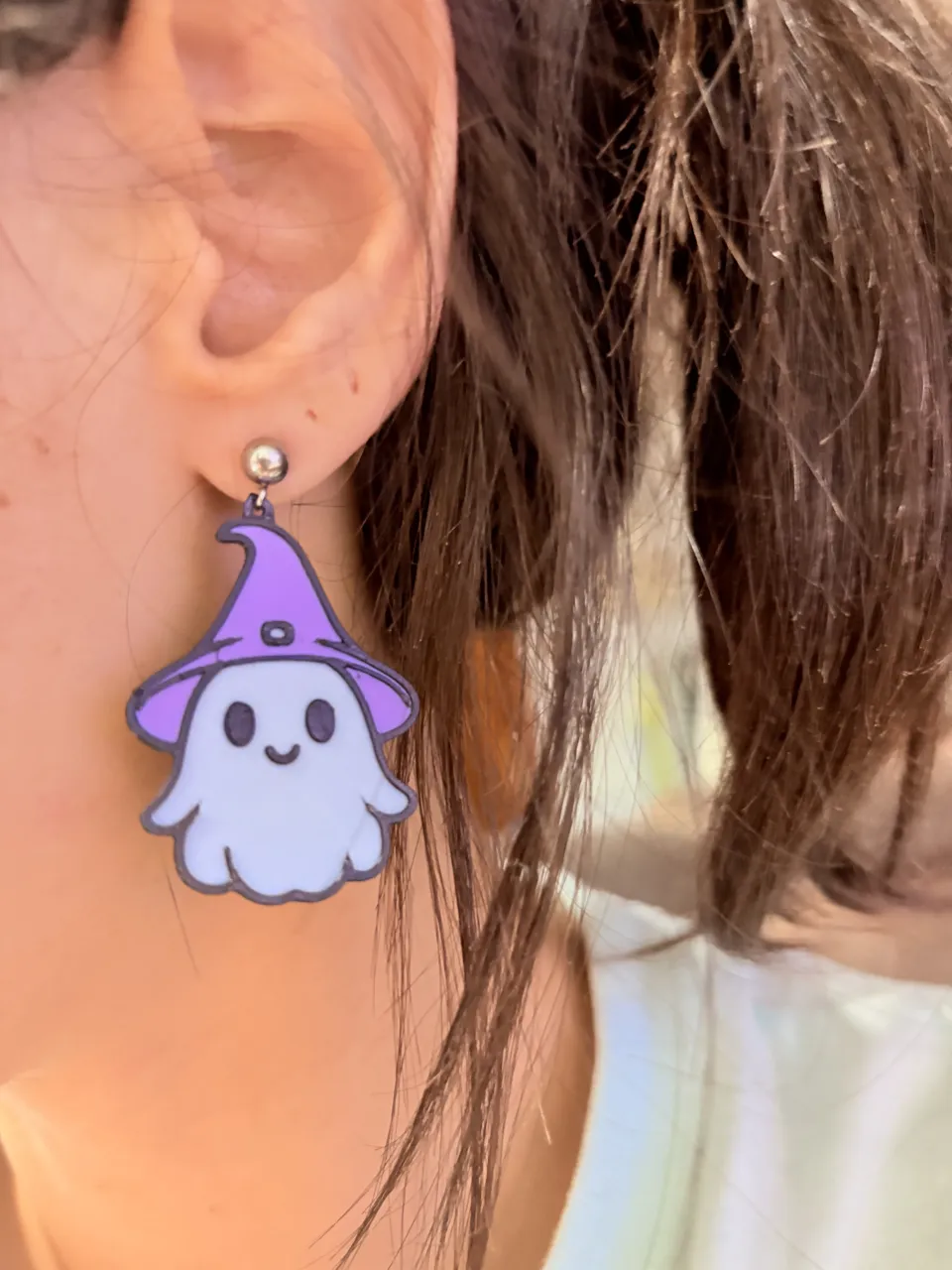 Pendientes fantasmas halloween view 3