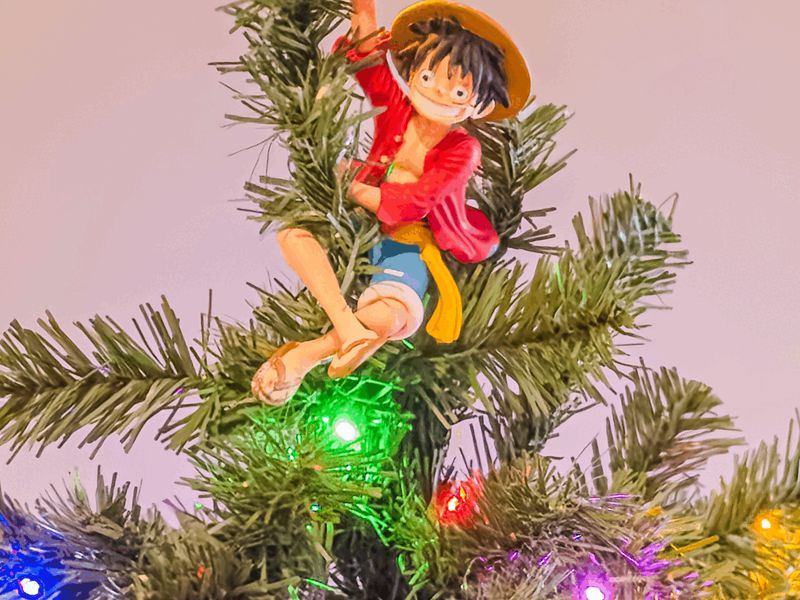 One Piece Monkey D Luffy Christmas Tree Topper