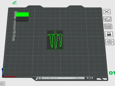 Monster Energy Keychain