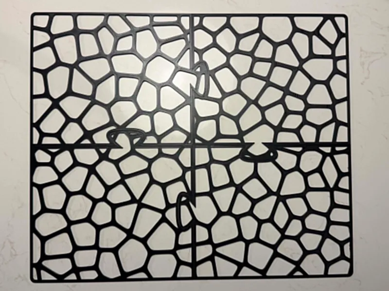 Voronoi shelf support