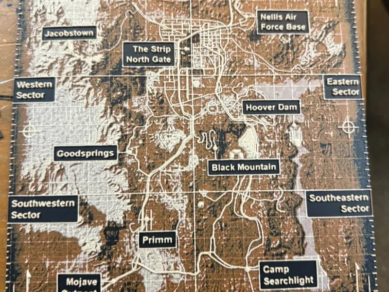 Fallout New Vegas Hueforge Map