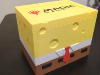 Spongebob MTG Deck Box