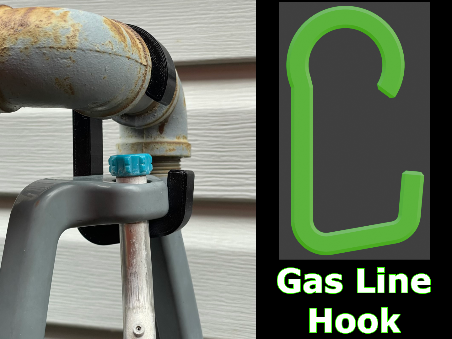 Gas Line Hook (for 1 1/4" pipe)