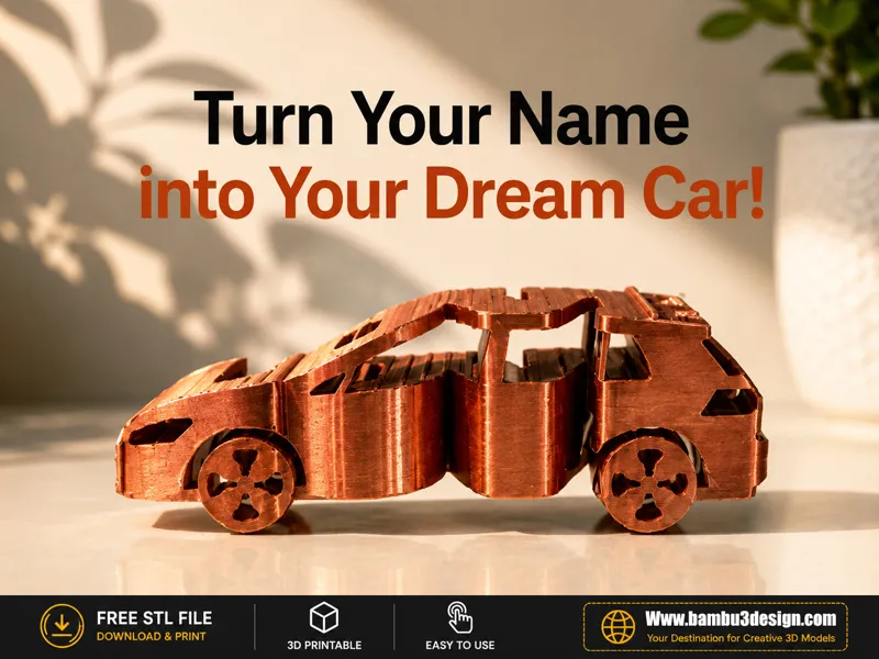 Turn Your Name into Your Dream Car!