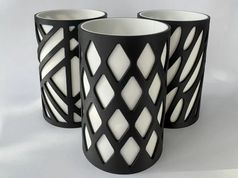 DualShell Vases – Modern Two-Part Decorative Set