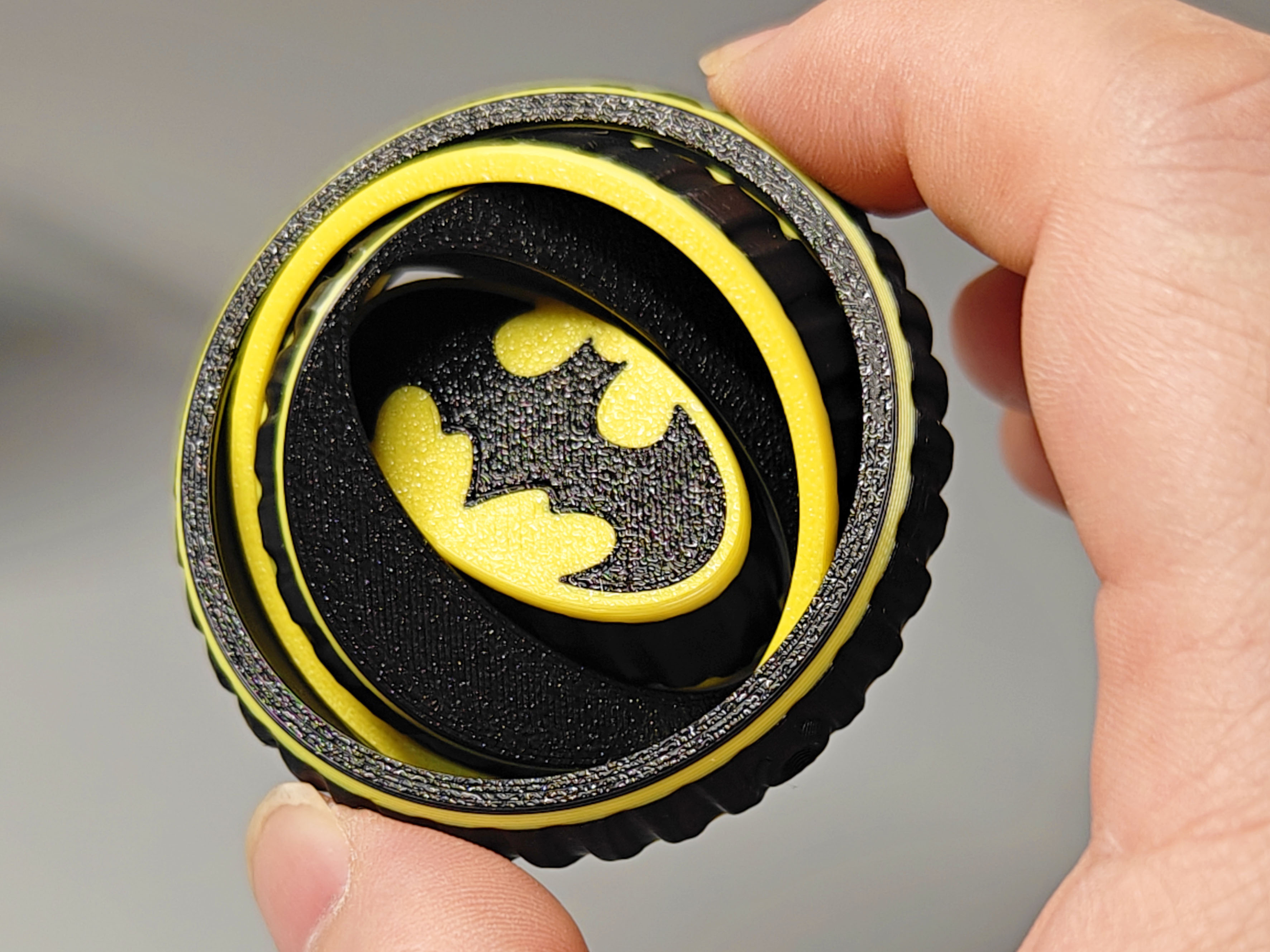Miniatura 1 do modelo 3D 蝙蝠侠-旋转陀螺 超级英雄系列 指尖陀螺TC3-Batman