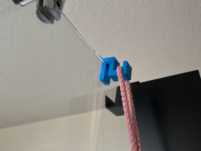 minimalist shower glass hook