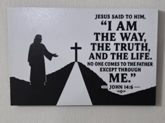 John 14:6 Jesus I am the Way Wall Art