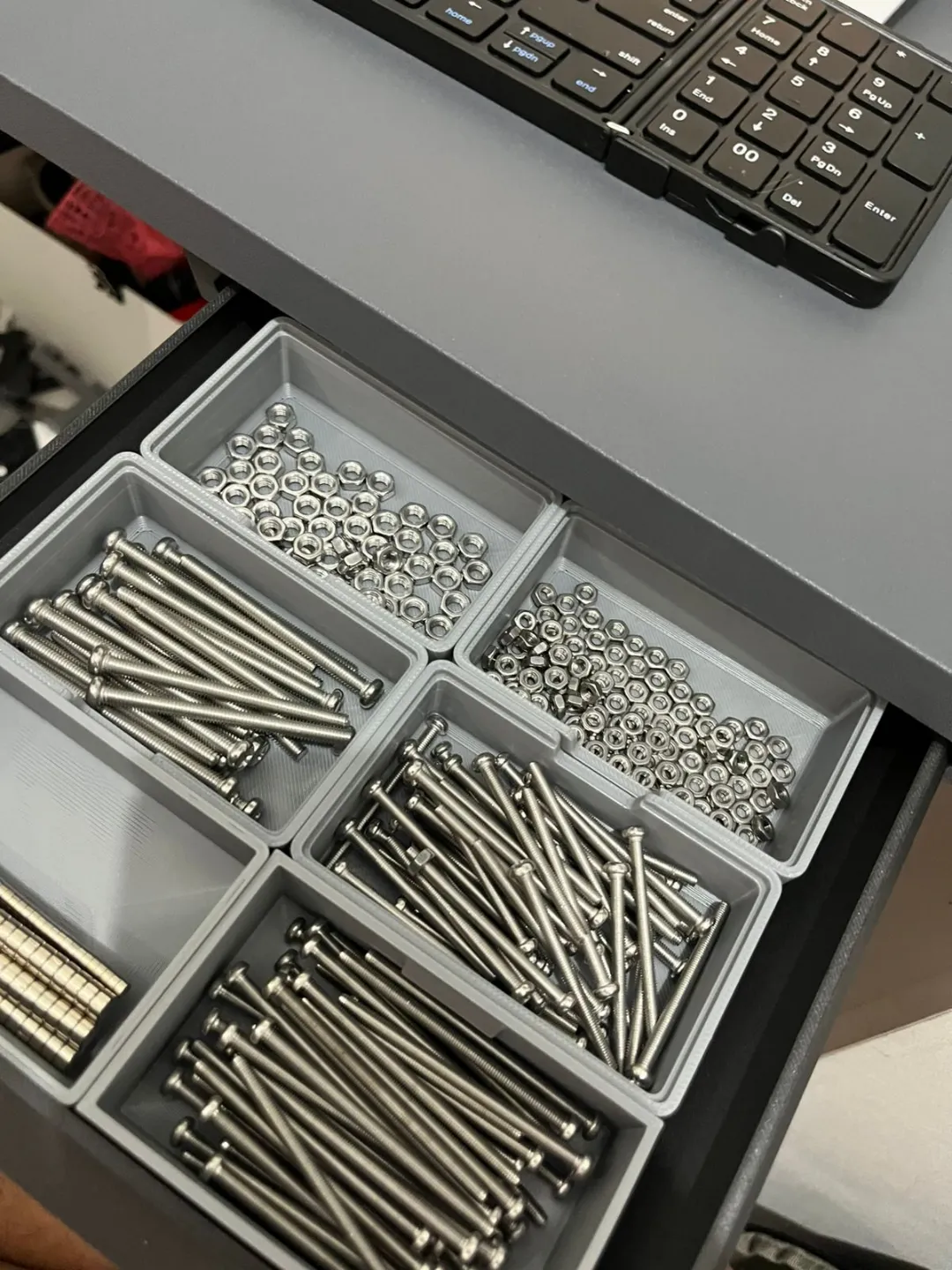 Stackable parts storage view 3