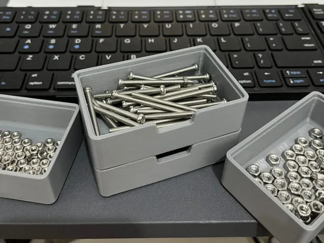 Stackable parts storage