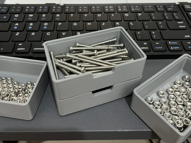 Stackable parts storage