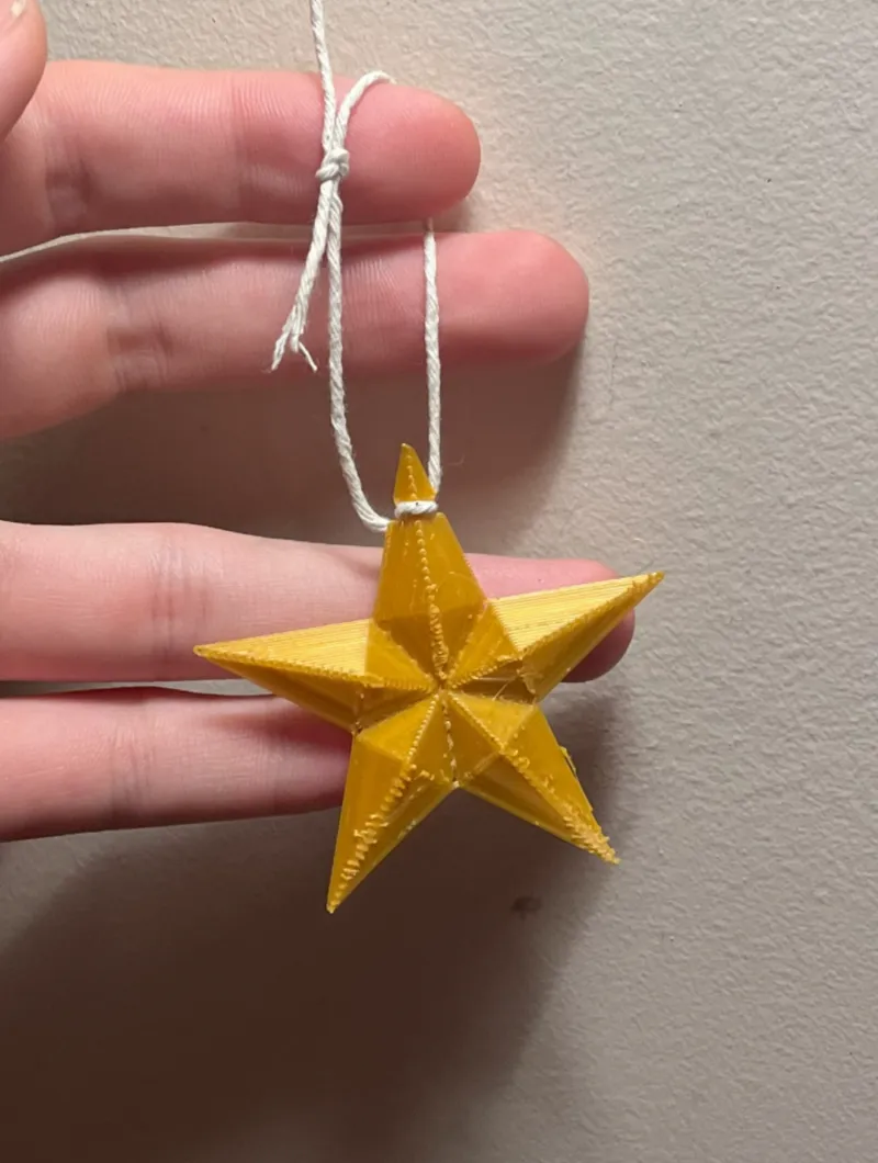 Christmas Star Tree Ornament