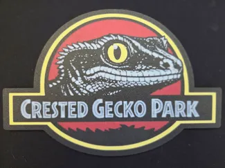 Crested Gecko Park – Jurassic‑Park‑inspiriert