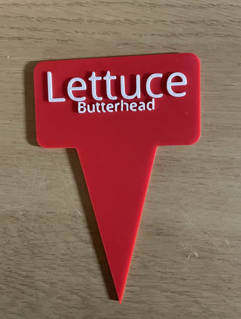 Gardening Marker For Butterhead Lettuce