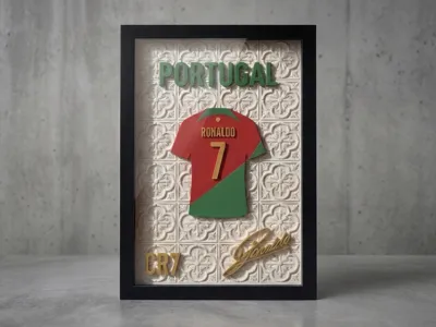 Customizable Nook Frame – Cristiano Ronaldo