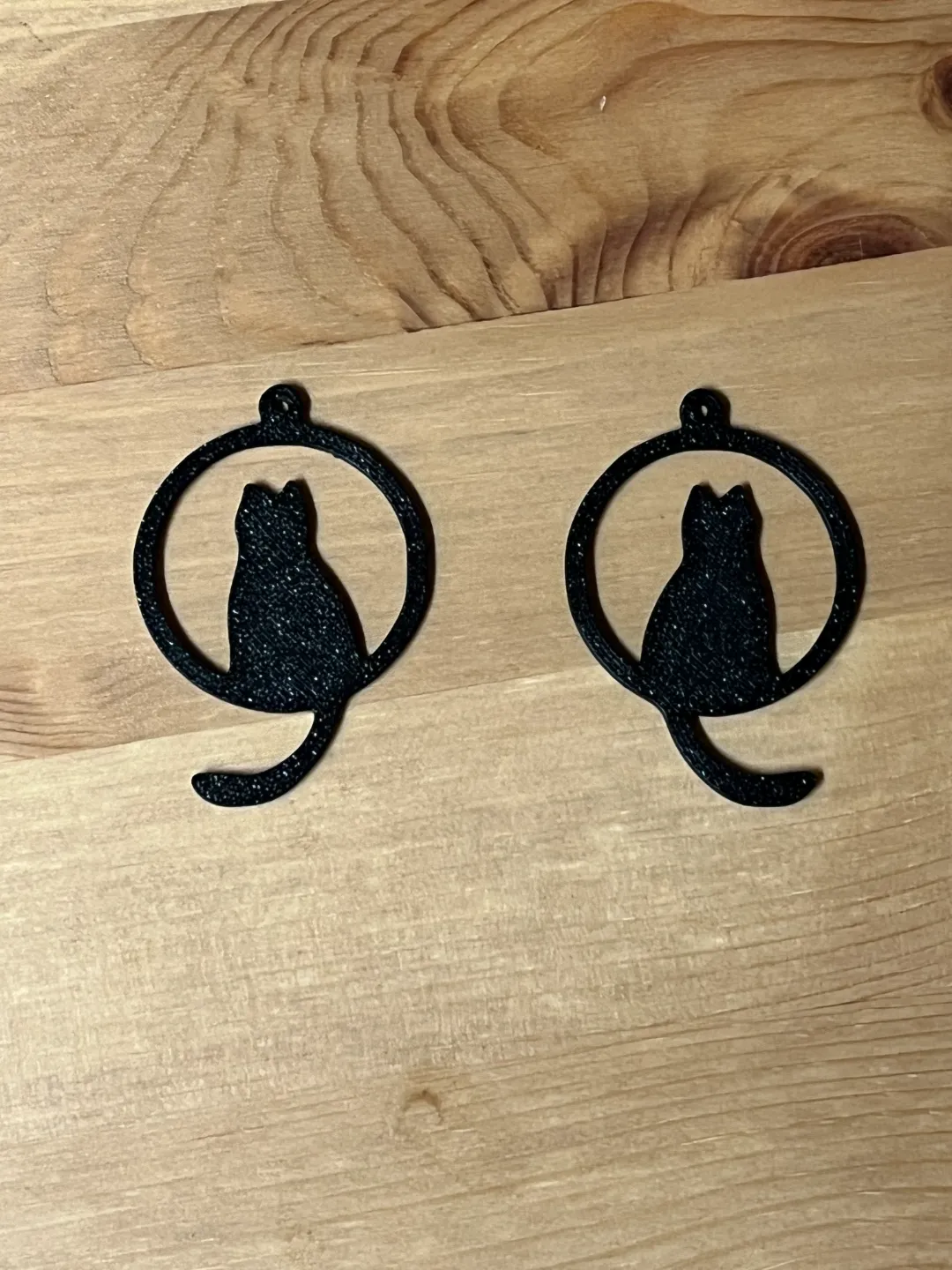 cat earrings view 2