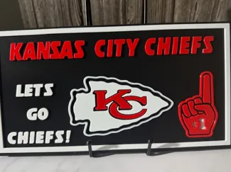 Kansas City Chiefs Logo & Foam Finger