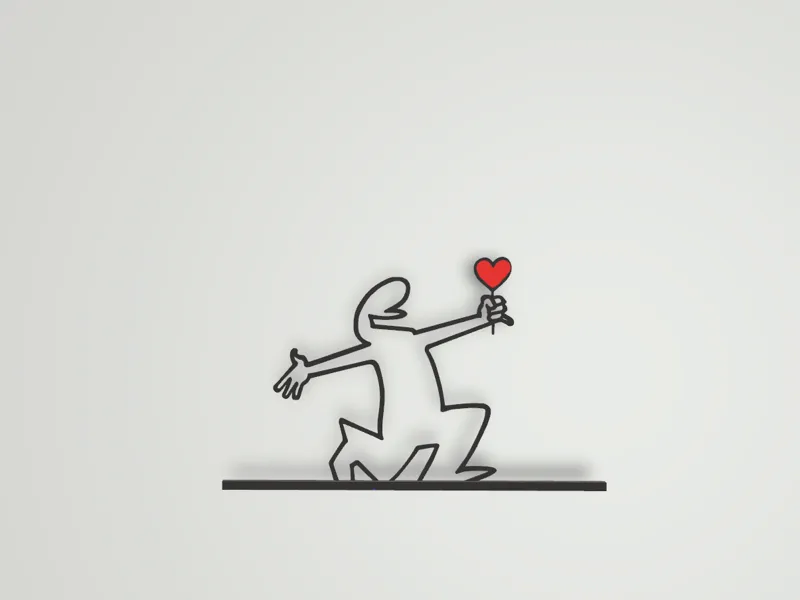 LA LINEA OSVALDO CAVANDOLI ROMANTICO SAN VALENTINO