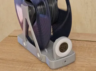Spool holder for Filament Dry Box Cereal Container