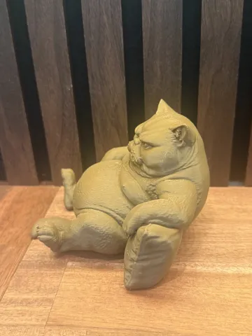 Figura decorativa: Fat And Chunky Grumpy Cat Sculpture — vista de referencia 4