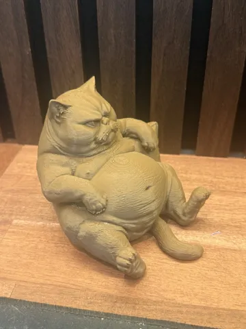 Figura decorativa: Fat And Chunky Grumpy Cat Sculpture — vista de referencia 5