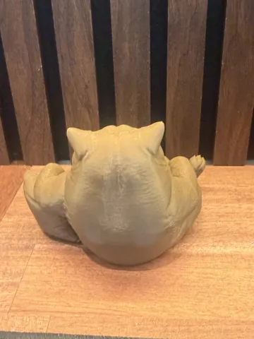 Figura decorativa: Fat And Chunky Grumpy Cat Sculpture — vista de referencia 3