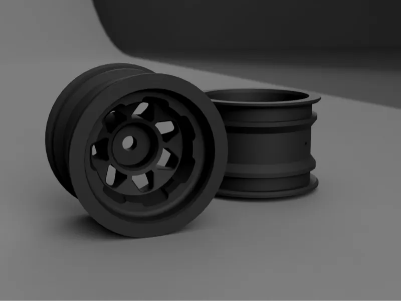 TRX4M Felgen / Wheels for stock tyres