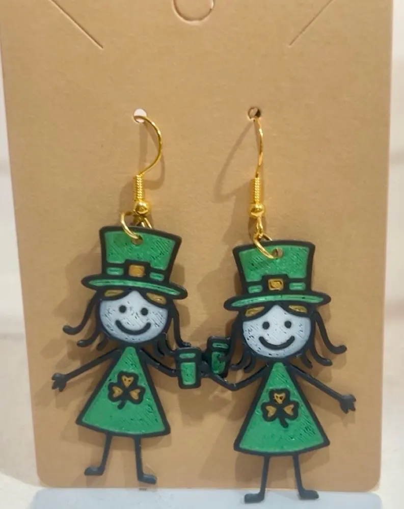 Irish Lass Earrings view 2