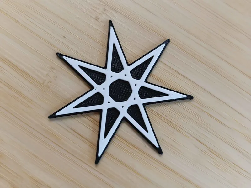 Seven pointed star - heptagram