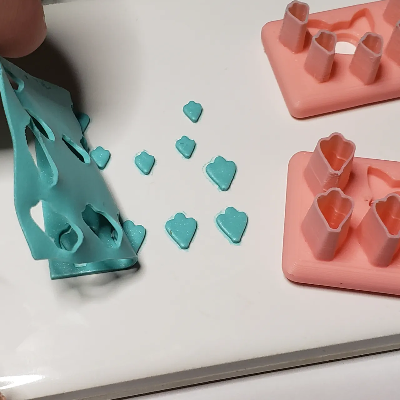 Polymer Clay Petal Cutter 1 | Earrings |Miniatures view 2