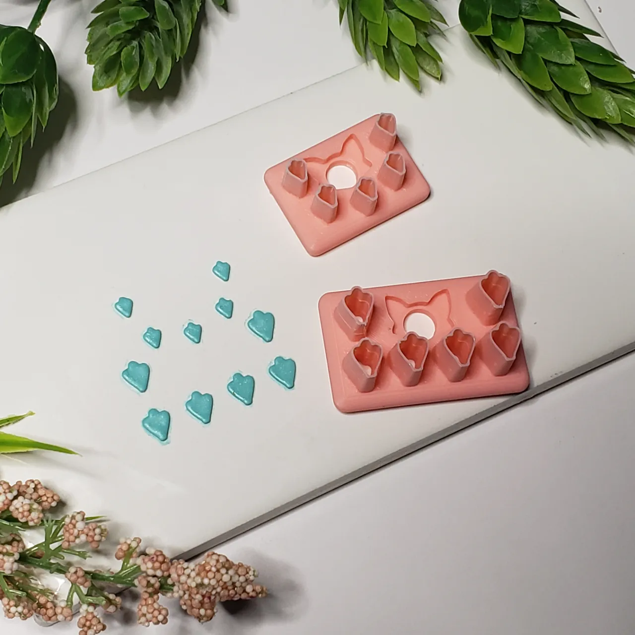 Polymer Clay Petal Cutter 1 | Earrings |Miniatures view 3