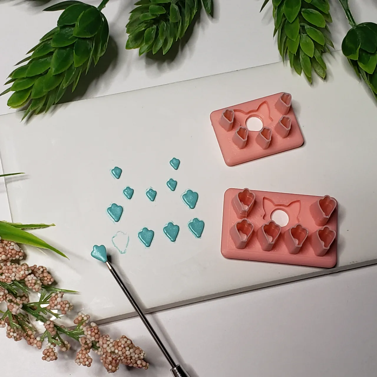 Polymer Clay Petal Cutter 1 | Earrings |Miniatures view 4