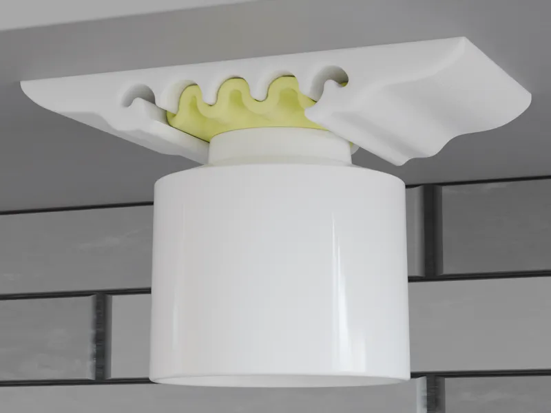 Squiggle Base With Hanging Mount