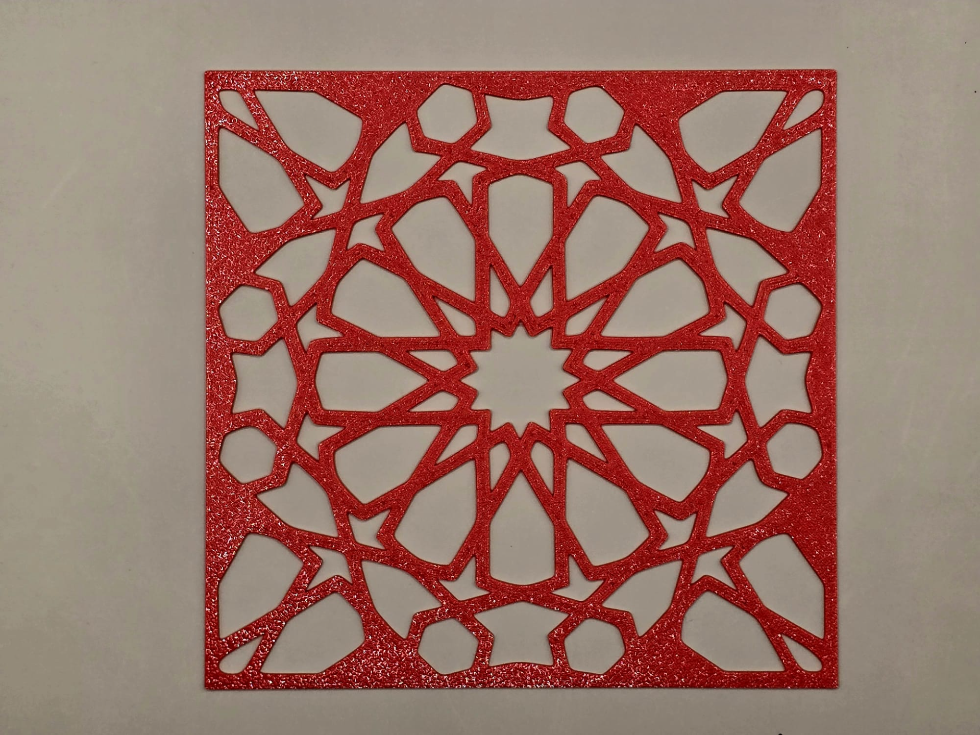Geometric Mandala Stencil Pattern Template