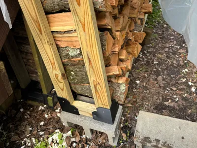 Fire Wood Rack Bracket