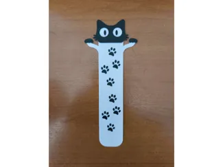 Cat Bookmark (Longer and Cat Paw Pattern Added)