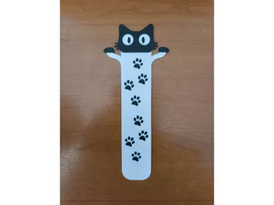 Cat Bookmark (Longer and Cat Paw Pattern Added)