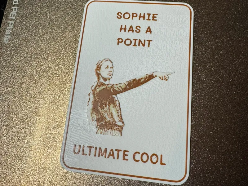 Sophie has a Point