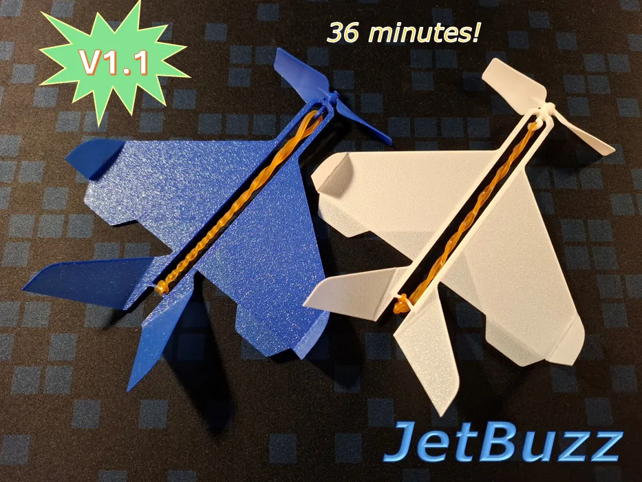 Wind-up aircraft "JetBuzz" view 2