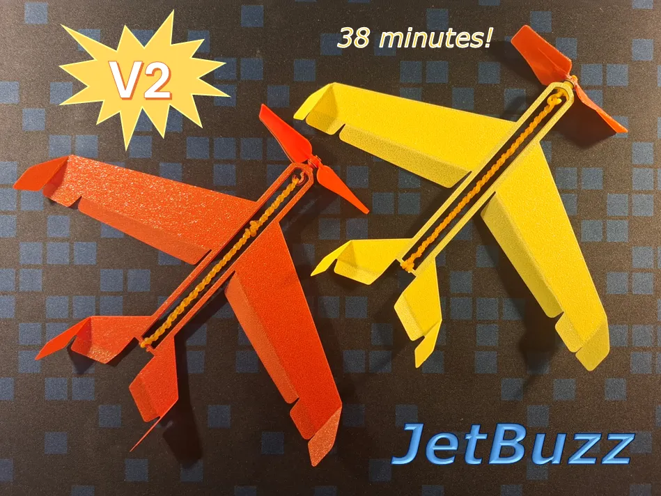Wind-up aircraft "JetBuzz" view 3