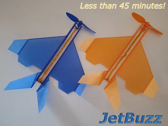 Wind-up aircraft "JetBuzz"