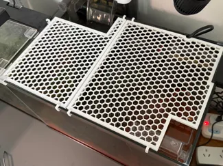Aquarium Fish Tank Anti-Jump Mesh Guard Bracket