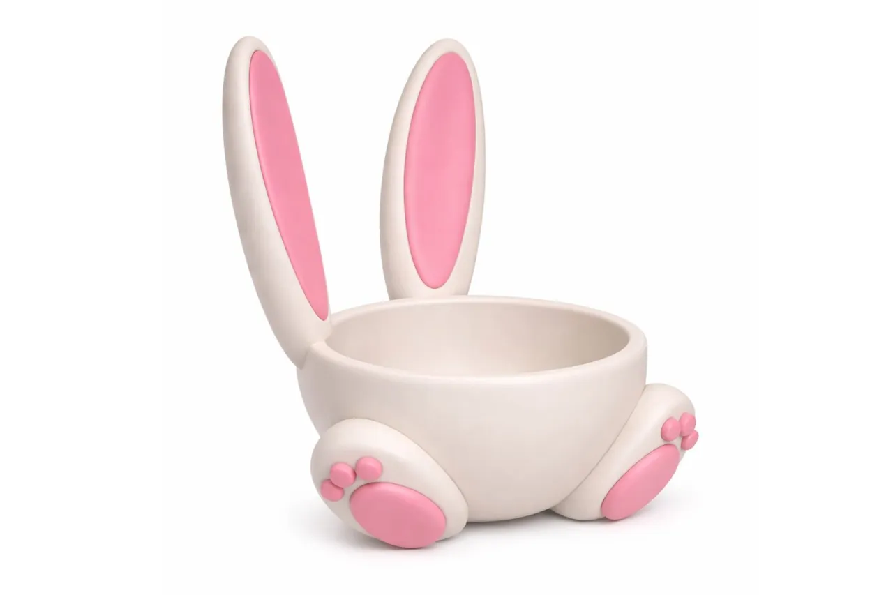 Easter Bunny Bowl Basket view 3