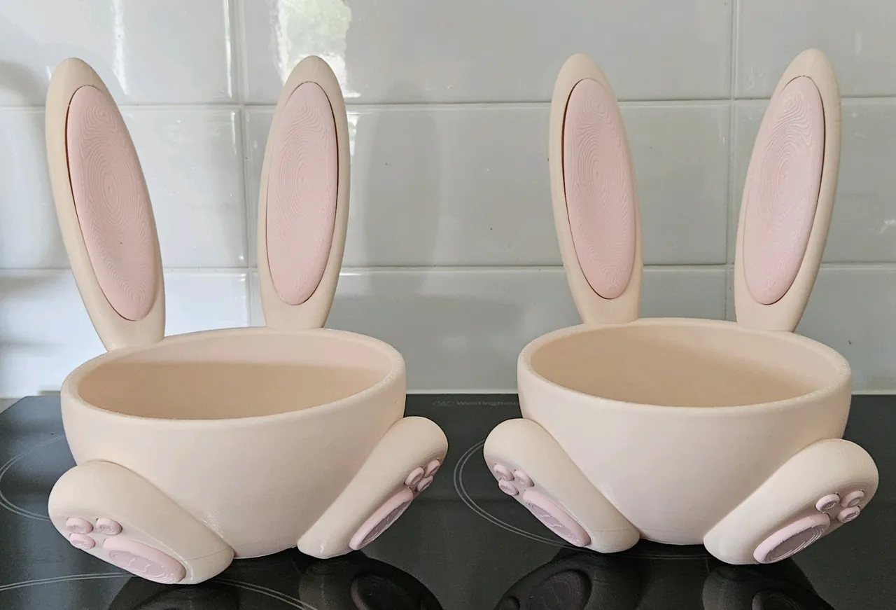 Easter Bunny Bowl Basket view 4