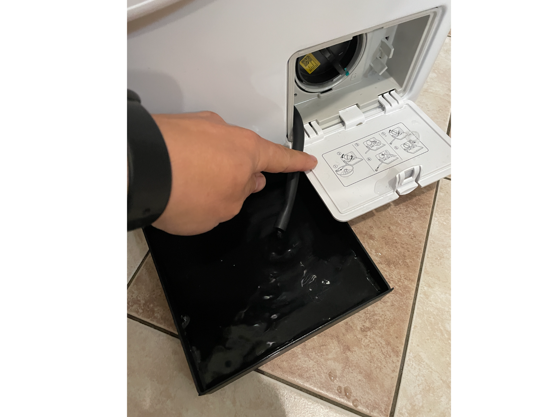 Drain tray washing machine-(storable under WM)