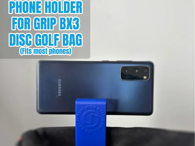 Phone Holder For Grip Bx3 Disc Golf Bag Universal