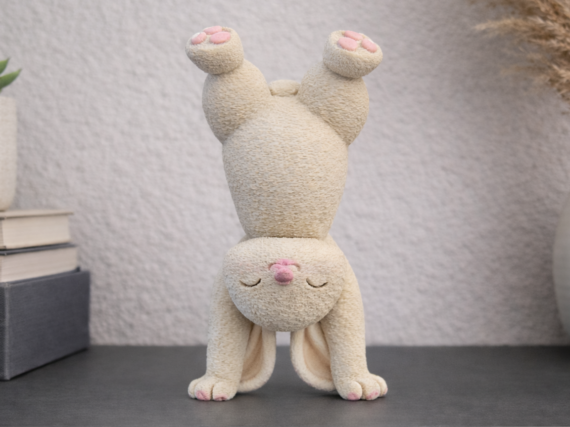 Cute Handstand Easter Bunny|Bunny Collection